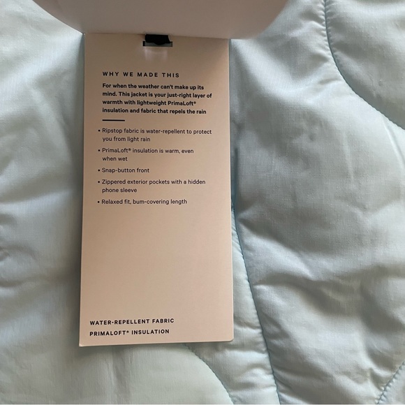 Lululemon Quilted Light Insulation Jacket in Powder Blue - Picture 7 of 11